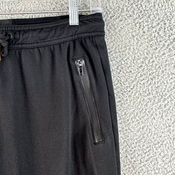 01 Algo Performance Joggers Mens Small Black Pants Activewear Stretch Gym Run‎ - Picture 6 of 16